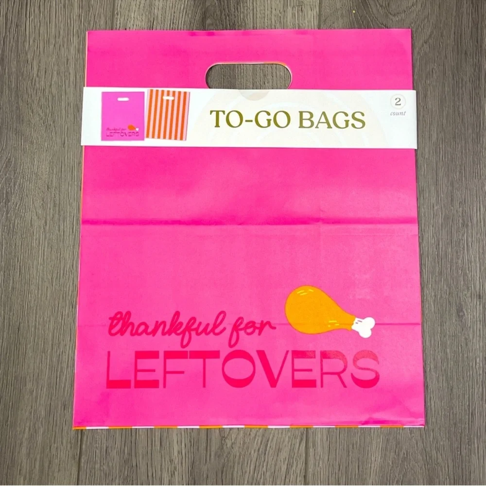 3 for $15 SALE Target Bullseye Large Thanksgiving Leftover Bags, full set of 6